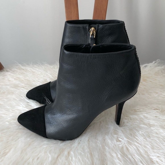 Tory Burch Shoes - ❌SOLD❌Leather Cap Toe TORY BURCH Boots 7 EUC